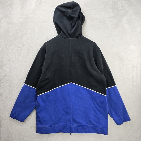 Vintage Jordan Brand Full Zip Sweatshirt Mens Large Blue Black Hoodie Y2K - Picture 11 of 13